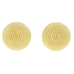 Woven Dome Stud Earrings