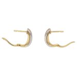 Diamond Trinity Huggy Hoop Earrings