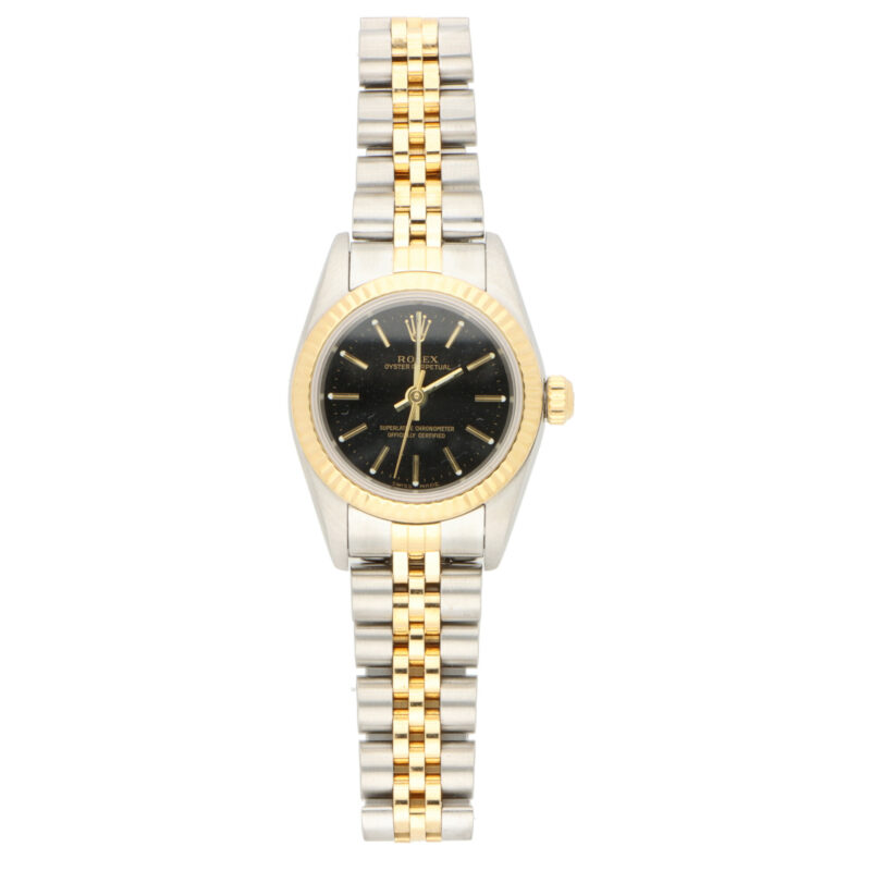 Rolex Oyster Perpetual steel and gold wrist watch