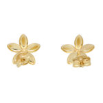 Gold Flower Stud Earrings