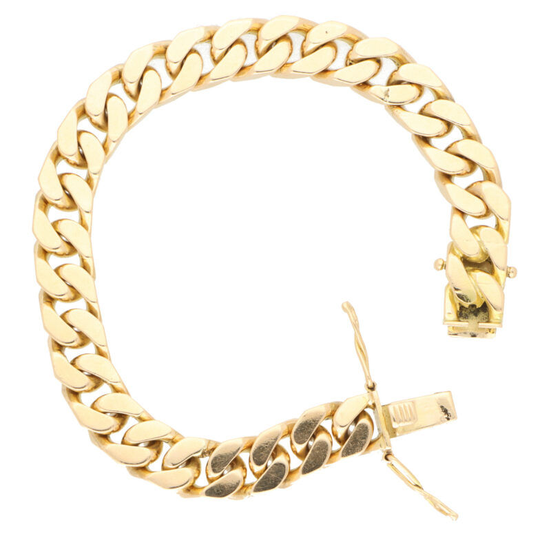 Vintage Flat Curb Link Chain Bracelet