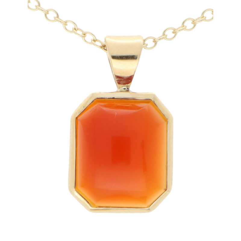 Orange Carnelian Pendant