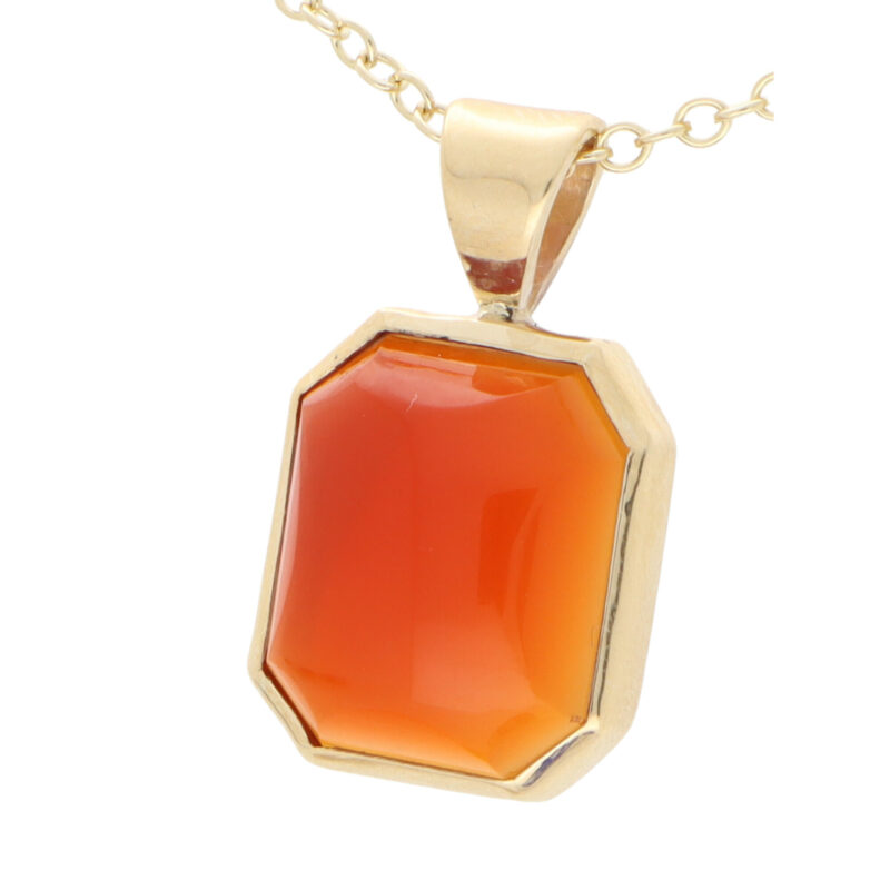 Orange Carnelian Pendant