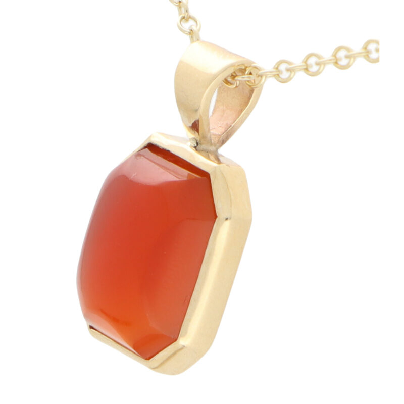 Orange Carnelian Pendant