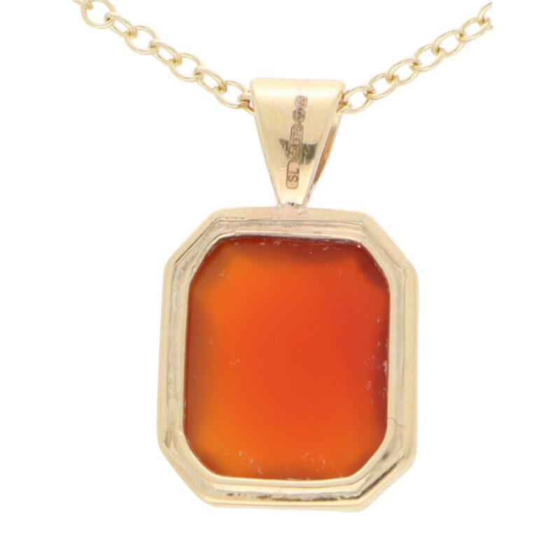 Orange Carnelian Pendant