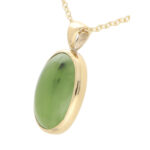 Oval Nephrite Pendant