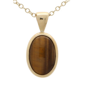 Tiger's Eye Quartz Pendant