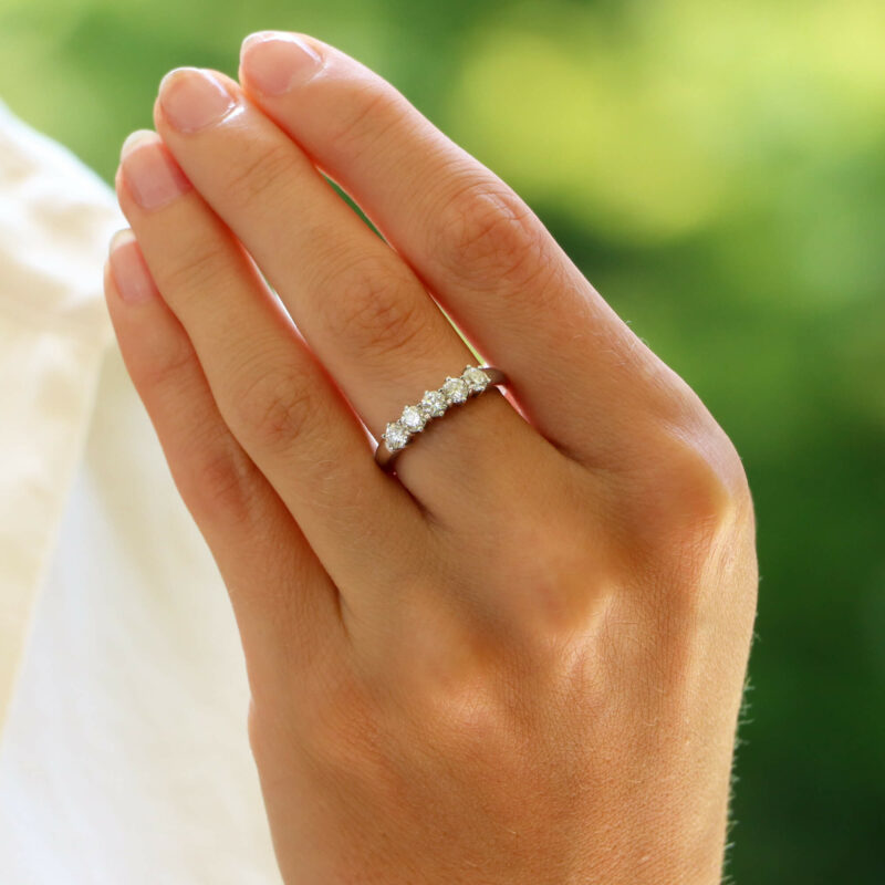 Vintage Five Stone Diamond Ring