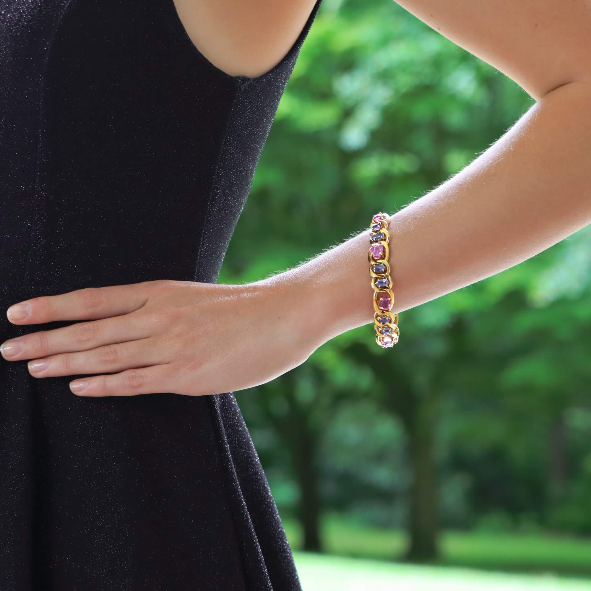 Vintage clearance sapphire bracelet