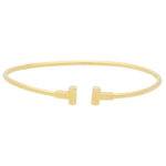 Vintage Tiffany & Co. 'Tiffany T' Bangle in Yellow Gold