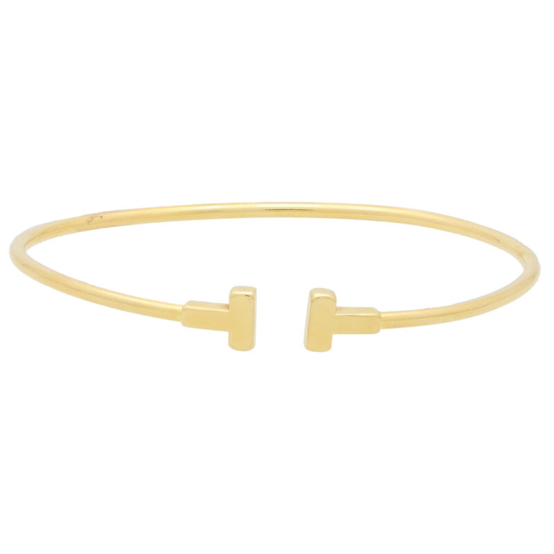 Vintage Tiffany & Co. 'Tiffany T' Bangle in Yellow Gold