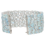 Contemporary Aquamarine Bracelet