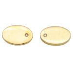 Retro Diamond Swivel Back Cufflinks