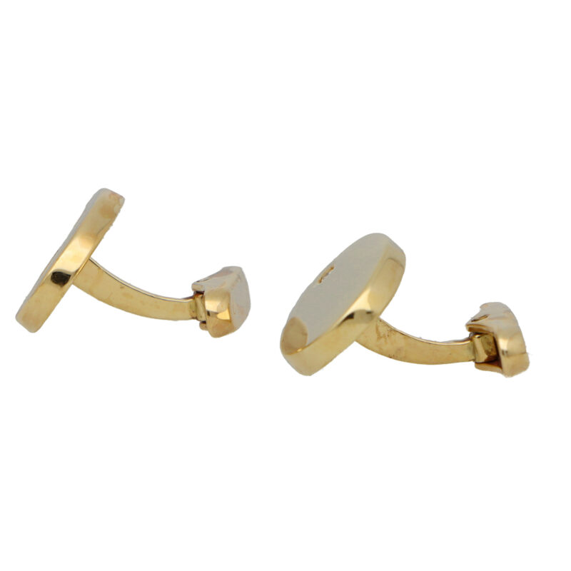 Retro Diamond Swivel Back Cufflinks
