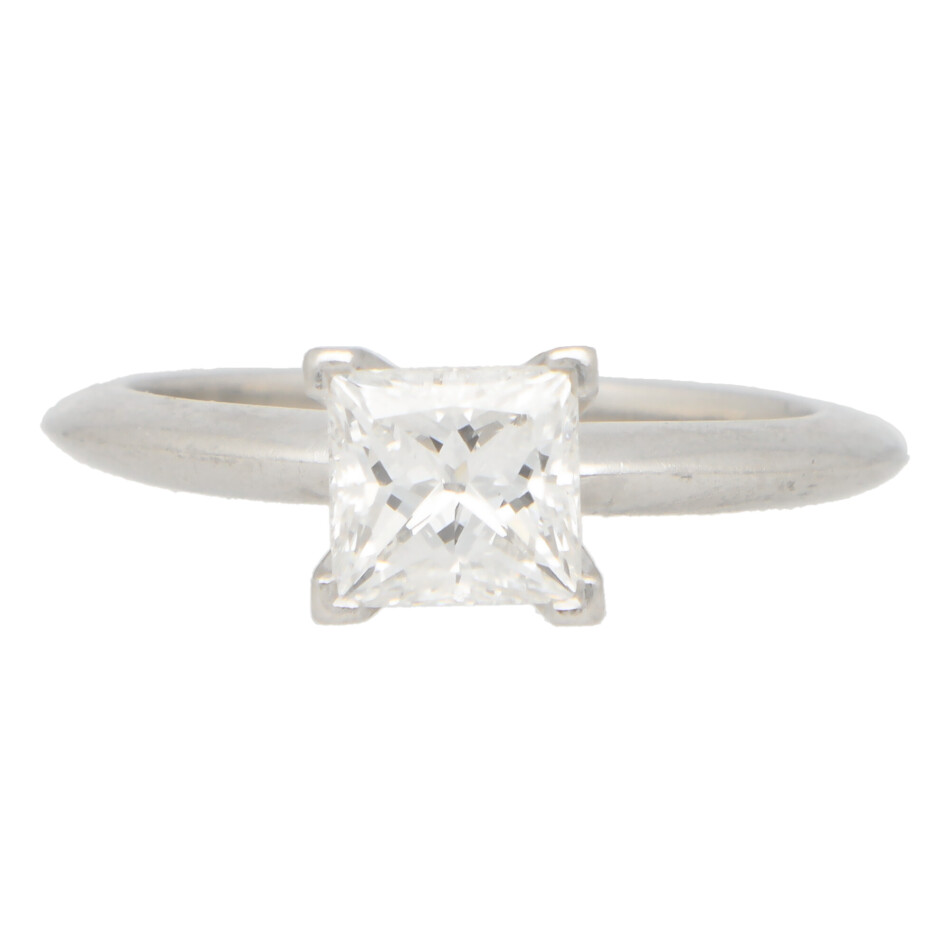 Vintage Tiffany & Co. Princess Cut Engagement Ring