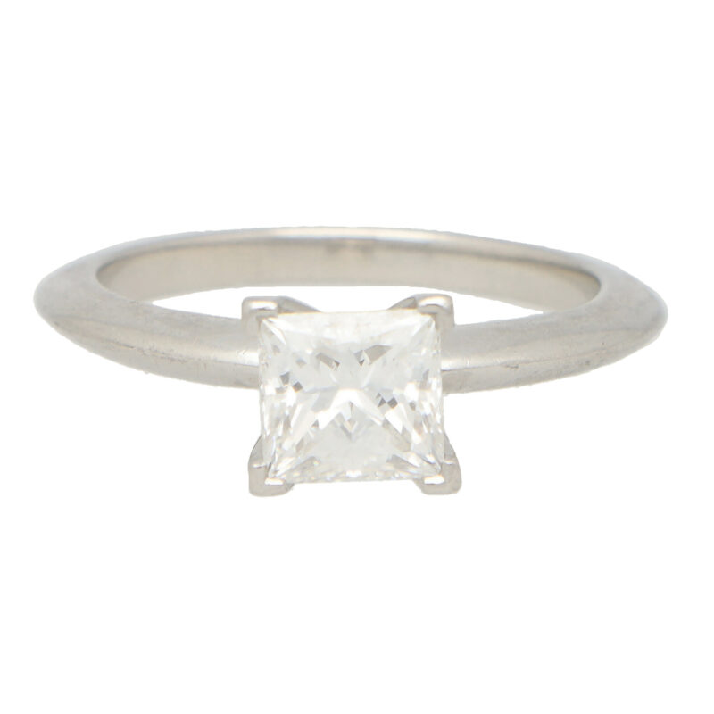 Vintage Tiffany & Co. Princess Cut Engagement Ring