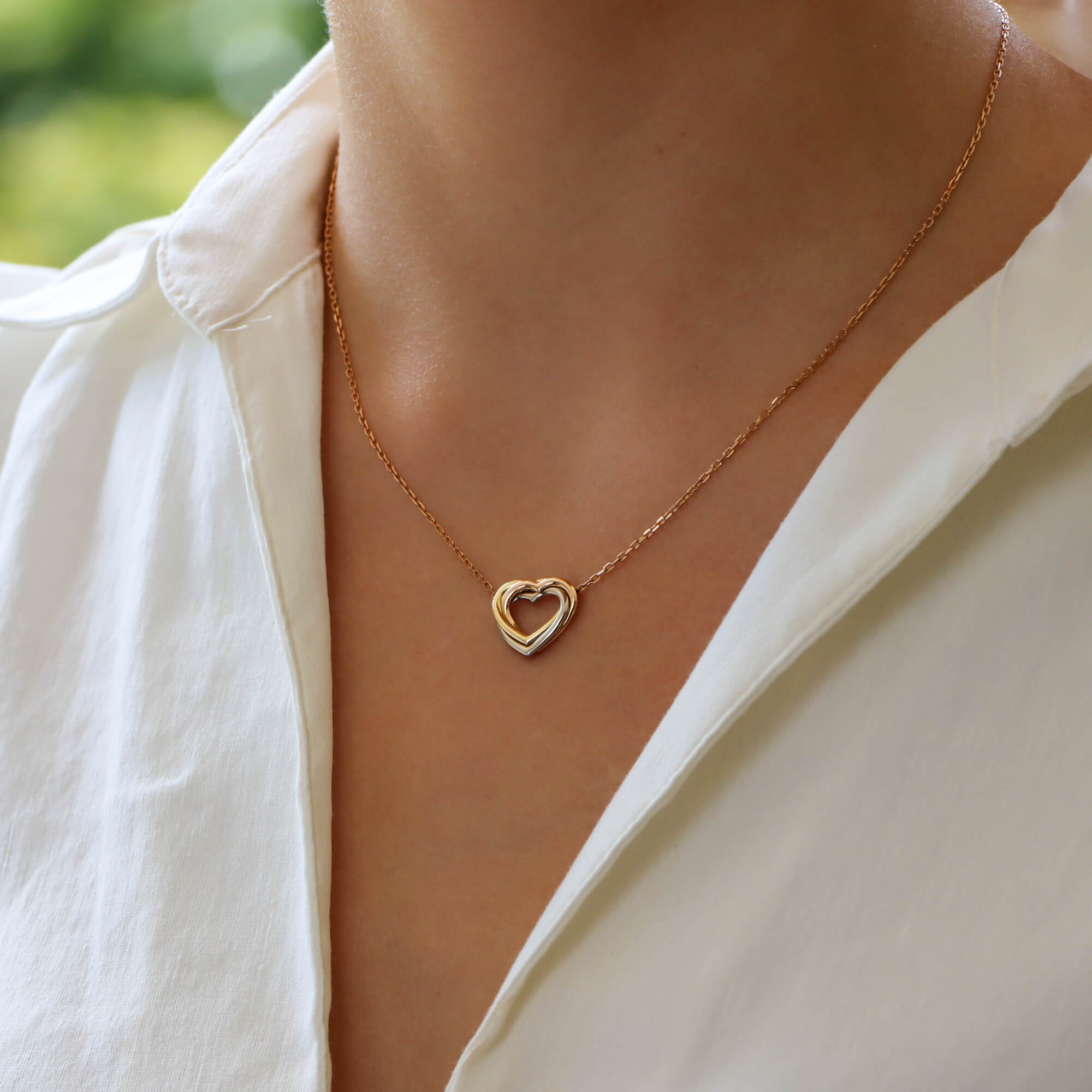 Cartier heart pendant necklace sale