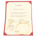 Vintage Cartier Love Bangle in Yellow Gold Size 18