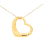 Vintage Elsa Peretti for Tiffany & Co. Open Heart Pendant