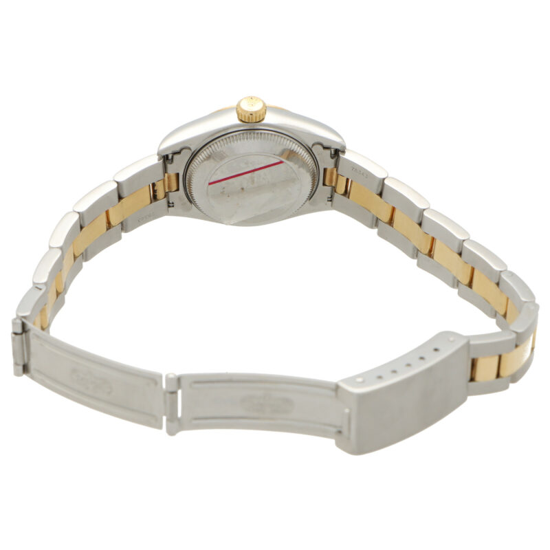 Vintage steel and gold Rolex with diamond set dial