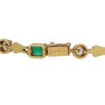 Vintage Boodles Emerald and Diamond Bracelet