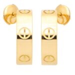 Vintage Cartier Love Hoop Earrings