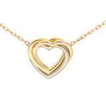 Vintage Cartier Open Heart Trinity Necklace