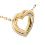 Vintage Cartier Open Heart Trinity Necklace