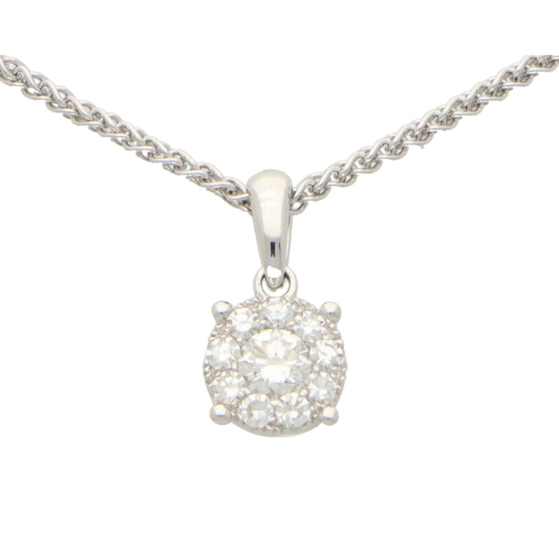 Diamond Cluster Pendant