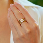 Vintage Van Cleef & Arpels Fleurette Diamond Cluster Band Ring