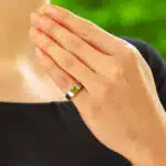 Vintage Cartier Peridot Tank Ring