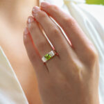 Vintage Cartier Peridot Tank Ring