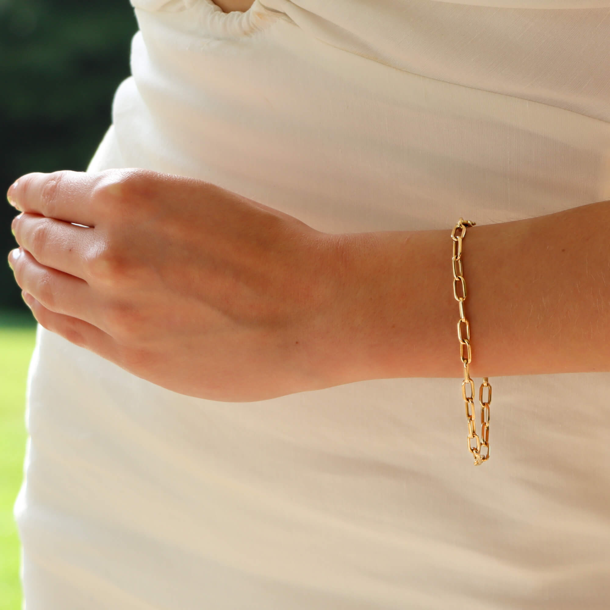 Vintage Cartier Open Link Chain Bracelet at Susannah Lovis Jewellers