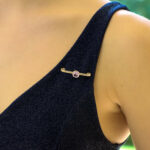 Late Victorian Amethyst Pin Bar Brooch