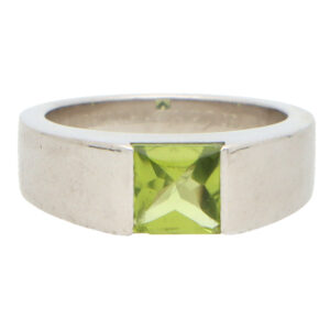 Vintage Cartier Peridot Tank Ring