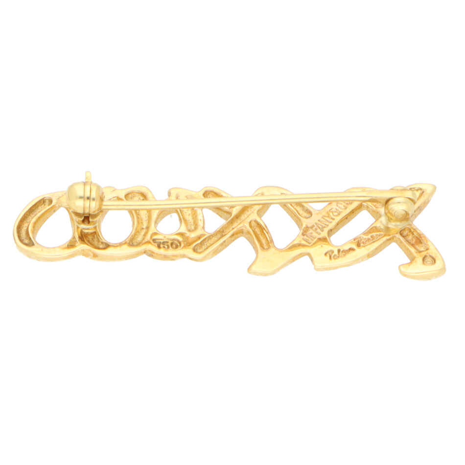 Vintage Paloma Picasso for Tiffany & Co. Love and Kisses Brooch