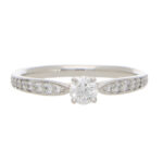 Vintage Tiffany & Co. Round Brilliant Cut Diamond Ring