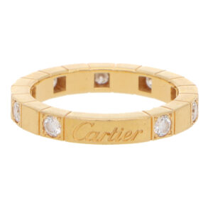 Vintage Cartier Lanières Diamond Eternity Band Ring