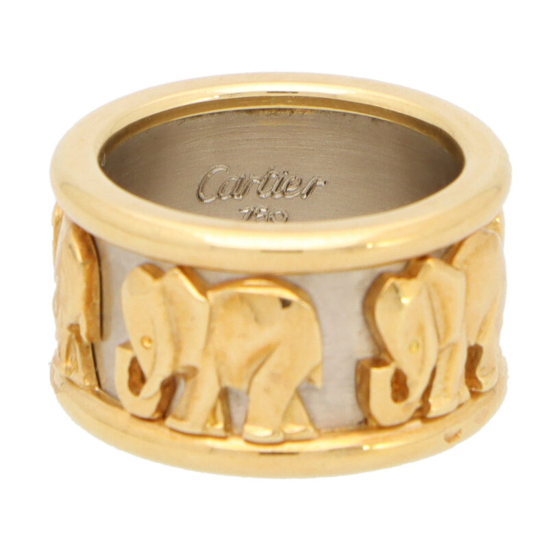 Vintage Cartier Walking Elephant Ring