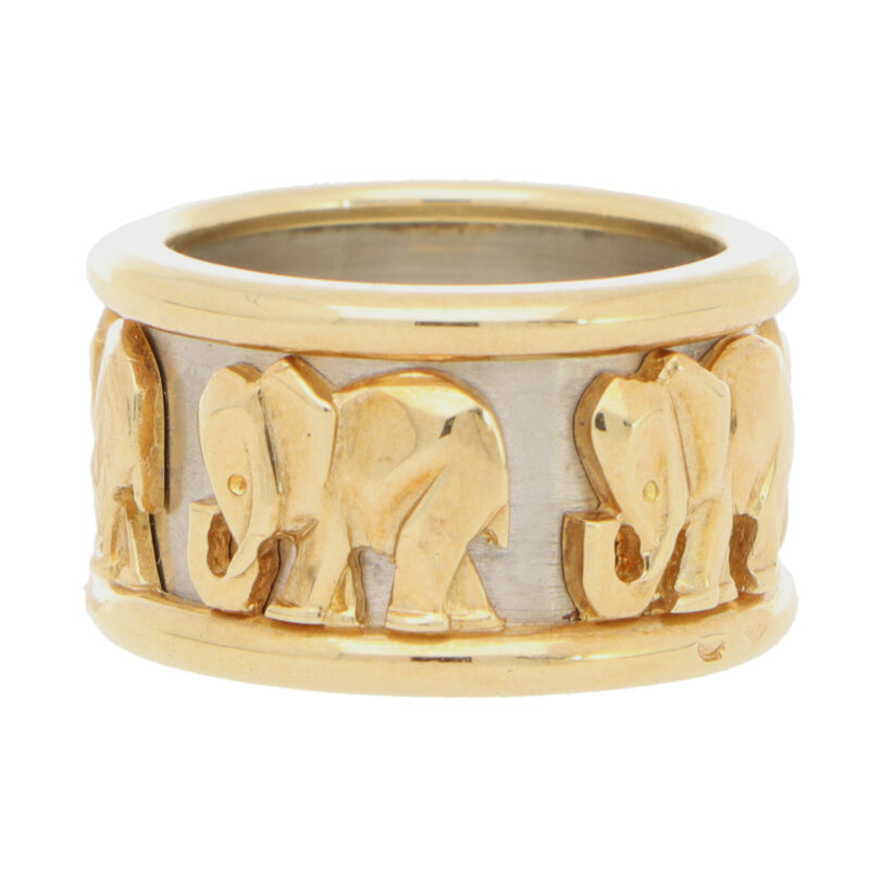 Vintage Cartier Walking Elephant Ring