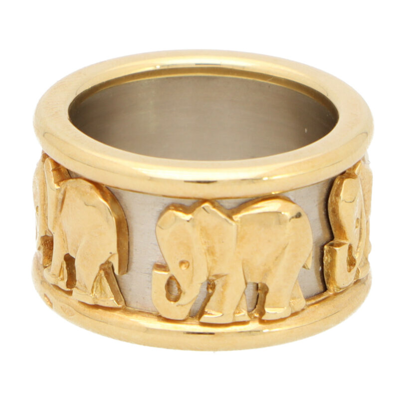 Vintage Cartier Walking Elephant Ring