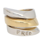 Vintage Fred Paris Coil Twist 'Success' Ring