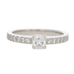 Vintage Tiffany & Co. 'Novo' Cushion Cut Diamond Ring