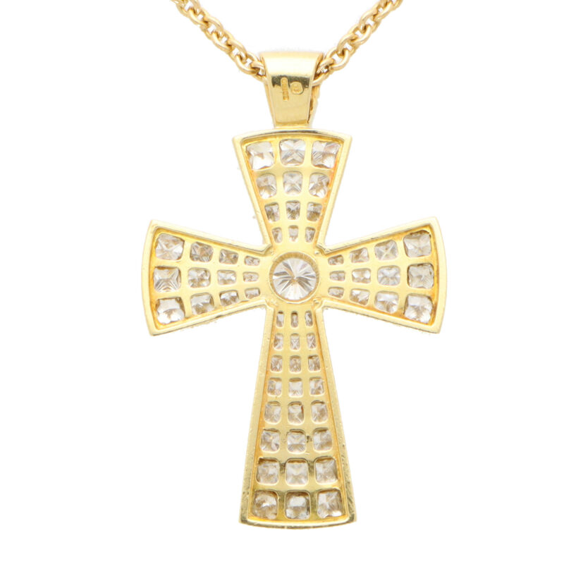 Vintage Theo Fennell Diamond Cross Pendant