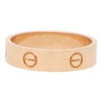 Vintage Cartier Love Ring in Rose Gold Size 64