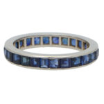 Vintage Sapphire Full Eternity Ring