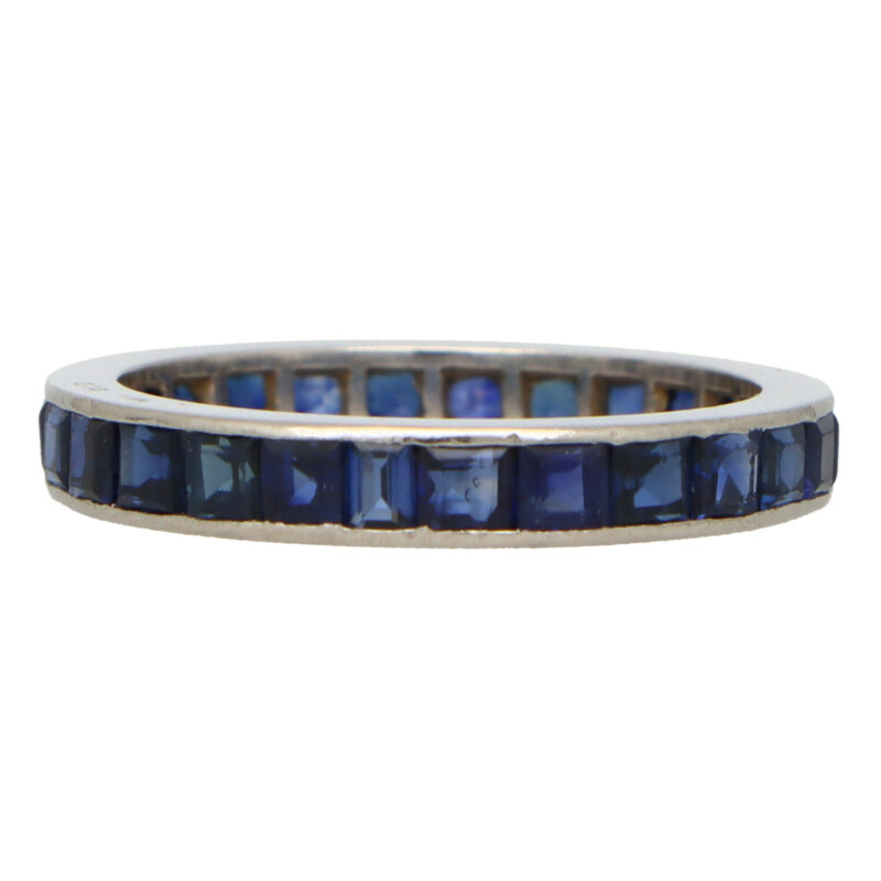 Vintage Sapphire Full Eternity Ring