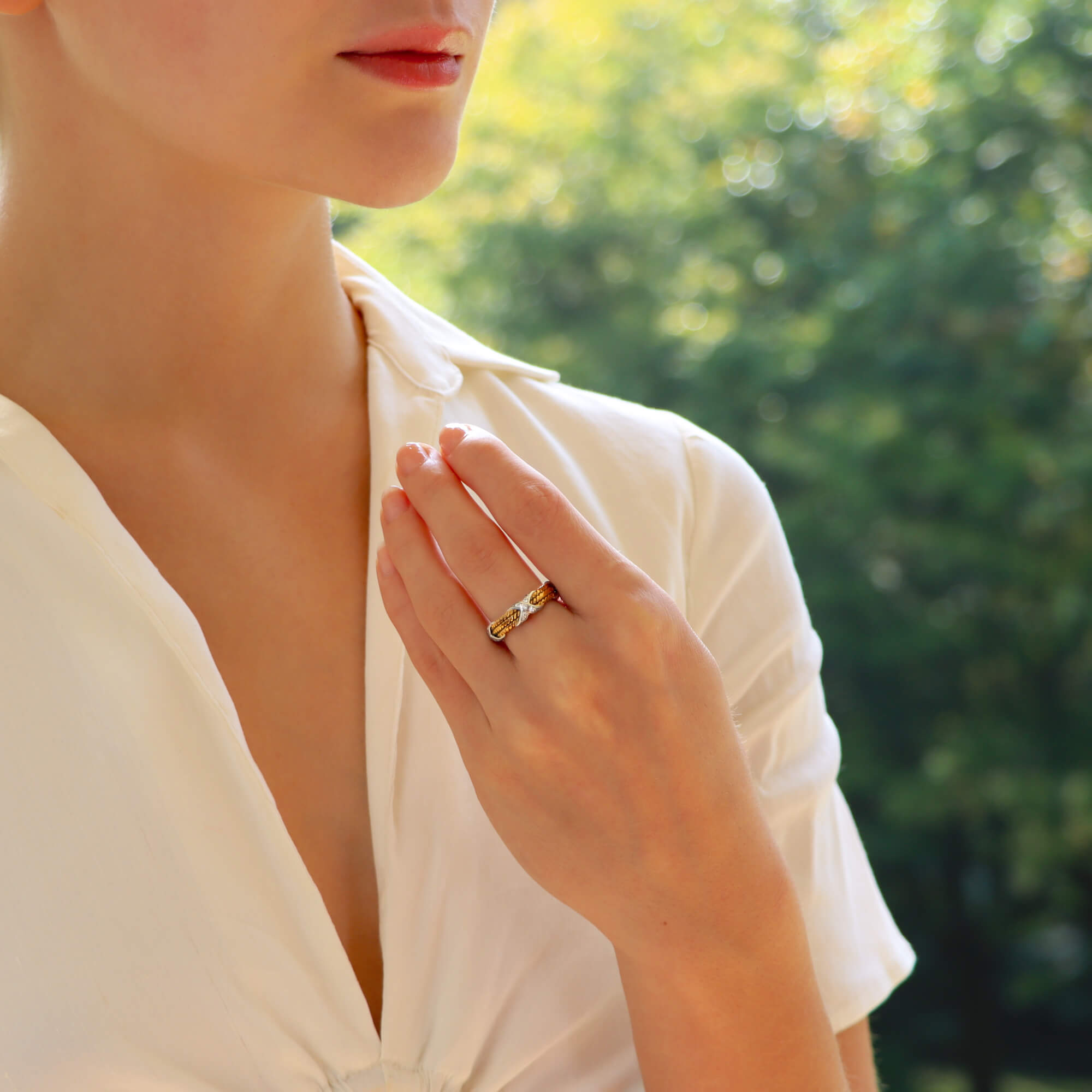 Tiffany schlumberger x ring on sale