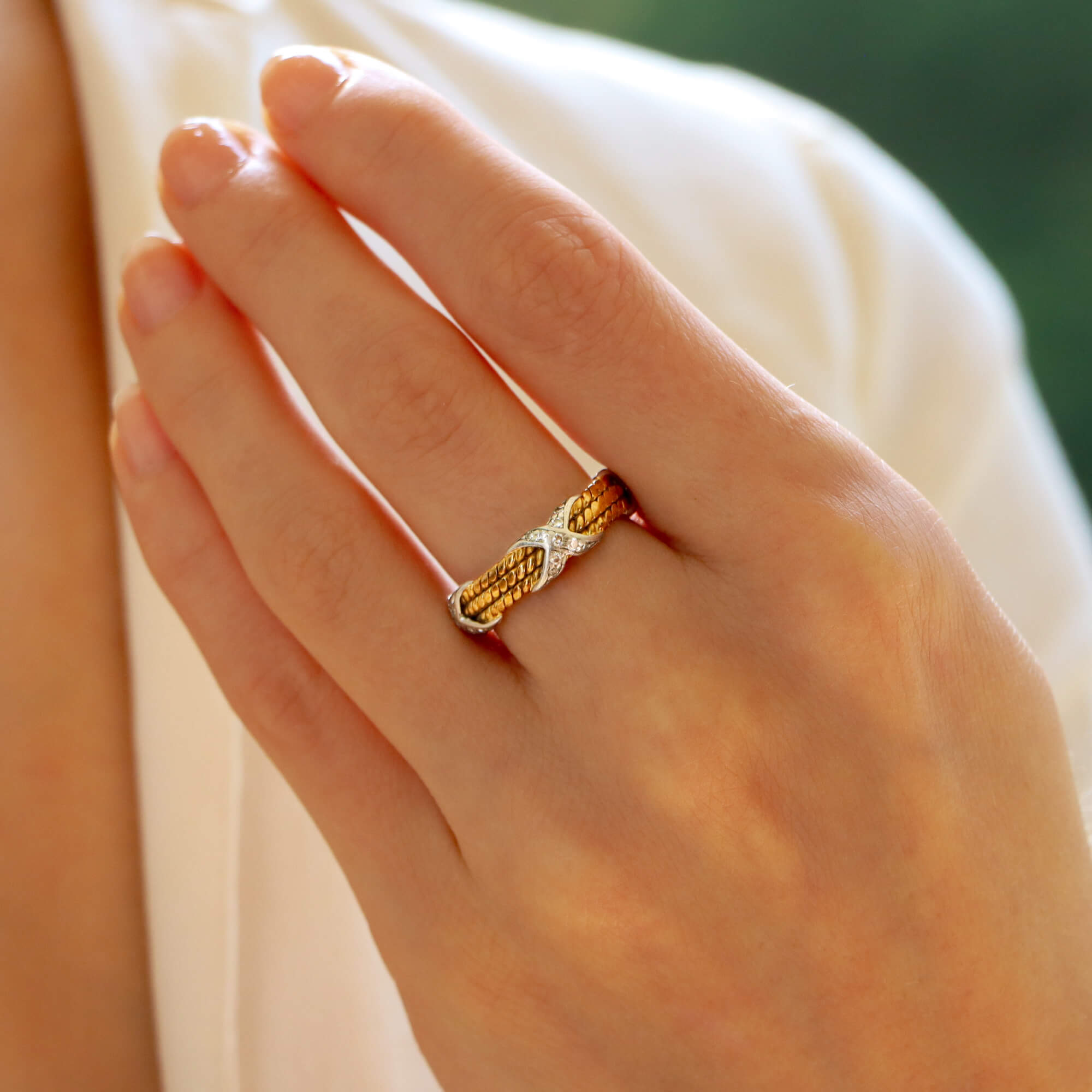 Tiffany and shop co rope ring