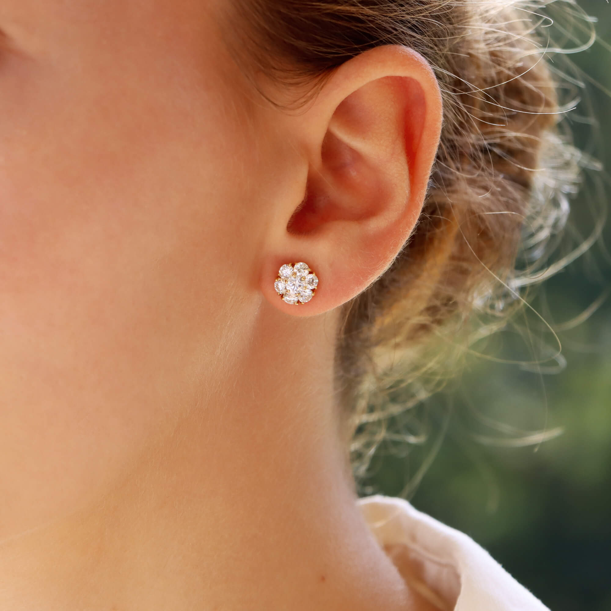 Van cleef fleurette best sale earrings